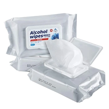 

3 Packs of 150 Disinfection Wipes Disposable 75% Alcohol Wipes Suitable for All Daily Household Cleaning Cleaning and Protecting