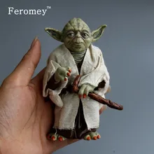 Disney Star Wars Yoda Darth Vader Anime Figure Doll Toys The Force Awakens Jedi Master Yoda
