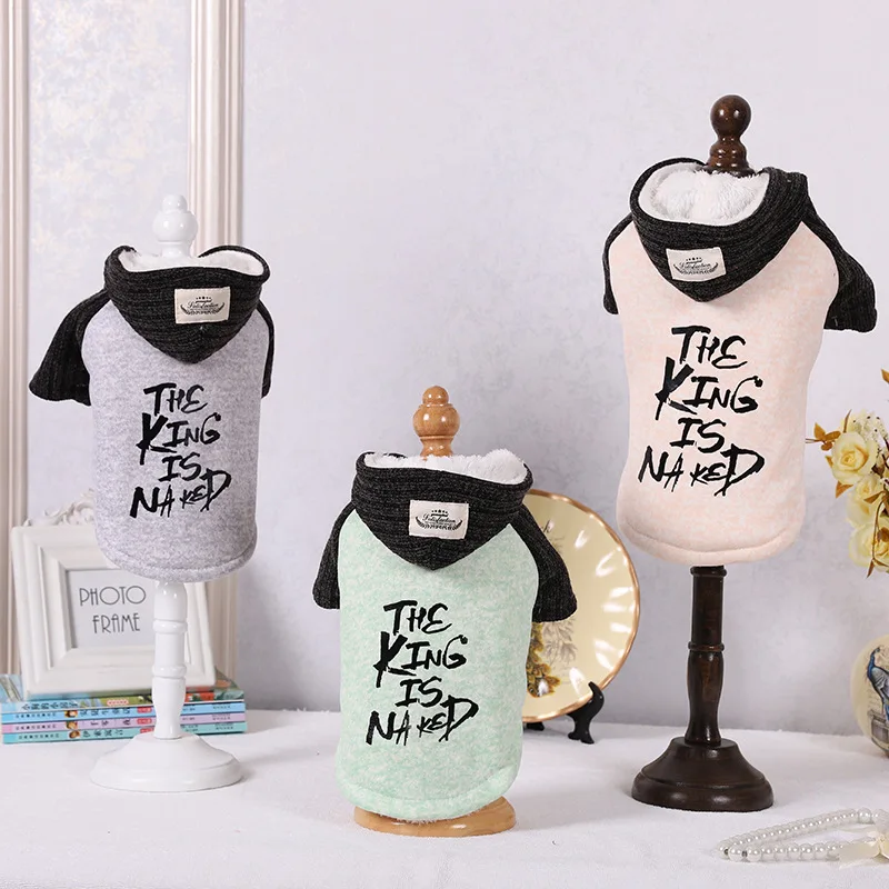 

2019 Newest Pet Clothes for Autumn and Winter Clothing Plus Velvet Thick Coats for Dog Clothing Factory Direct Sales Pet Jackets