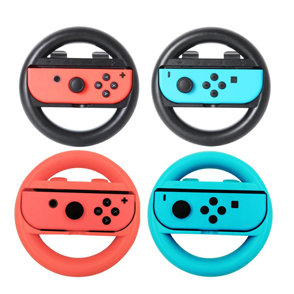 1 Paio Di Ruote Joy-Con Per Nintendo Switch Racing Game Wheel Controller Ns Joy-Con Grip Cart Holder Per Accessori Ns