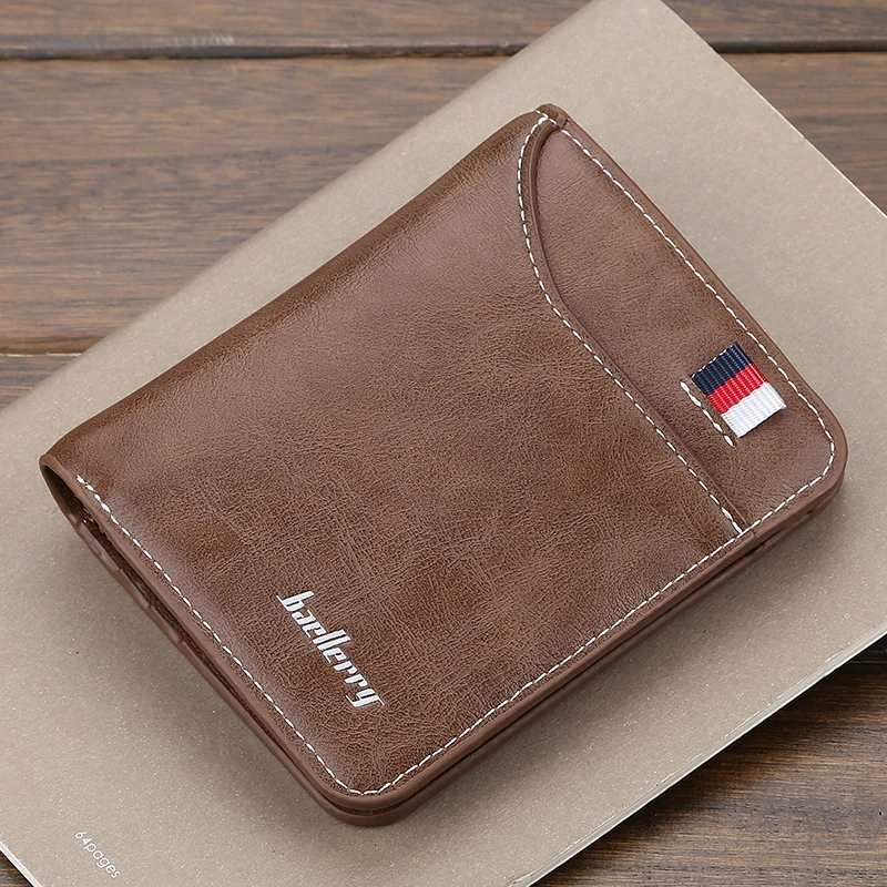 

Mens New Wallet Hot Selling Vertical Purse Original Billfold ID Card Holders Top Quality Male Wallets Carteira Masculina.