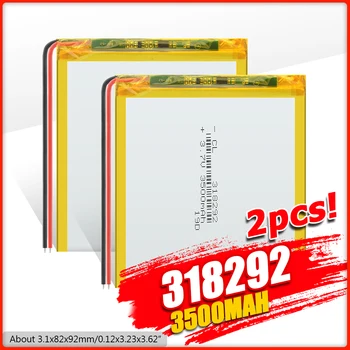 

High Quality 318292 3500mAh Rechargeable Lithium Li Ion Polymer Lipo Battery For Prestigio Grace 3118 3G PMT3118 Tablet Battery