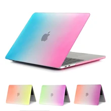 Ноутбук чехол для MacBook Air 11,6 13,3 12 15,4 retina Встроенная память бар A1398 A1286 A1278 A1534 A1465 A1370 A2159 модное Радужное чехол