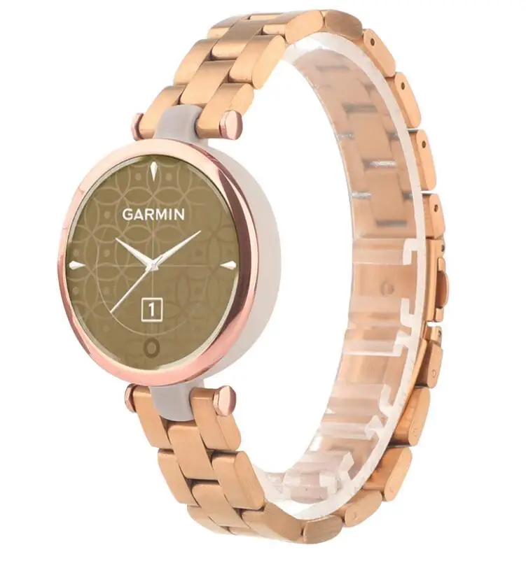 Ремешок из нержавеющей стали для наручных часов Garmin Lily 2021 сменный ремешок