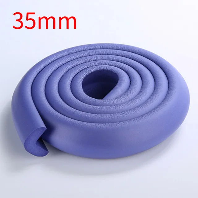 2M Baby Safety Corner Protector Children Protection Furniture Corners Angle Protection Child Safety Table Corner Protector Tape blue 35mm