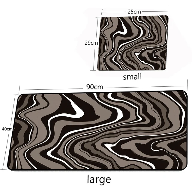 Personalized Fabric Mouse Pad Art Table Mats Office Carpet Desk Pad Mouse Mat Black Big Mousepad Rubber Mat for Computer Table 12