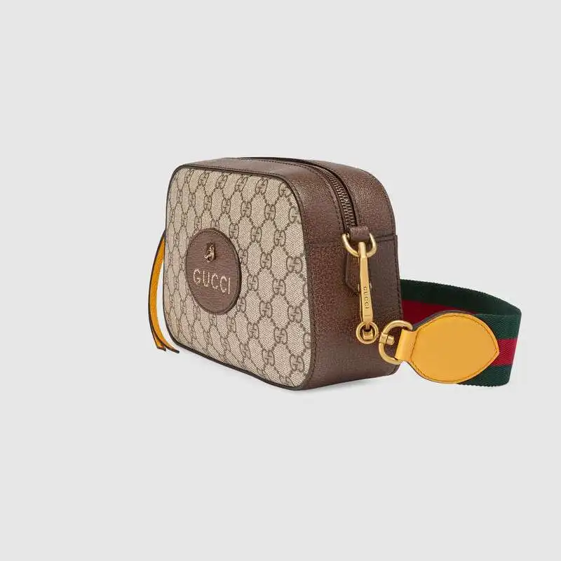 Роскошная женская сумка-мессенджер Gucci GG Supreme, модная маленькая сумка через плечо, женская сумка через плечо 476466 K9GVT 8856