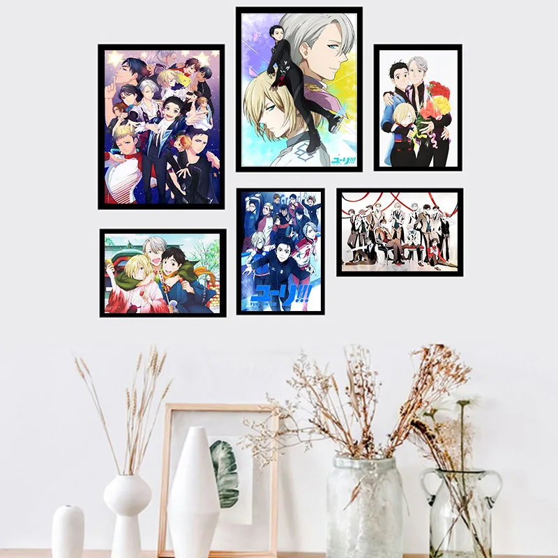 

Modern Home Decor Yuri On Ice Anime Posters And Prints Modular Picture Canvas Painting Kid Bedroom Living Room Wall Decor Gift