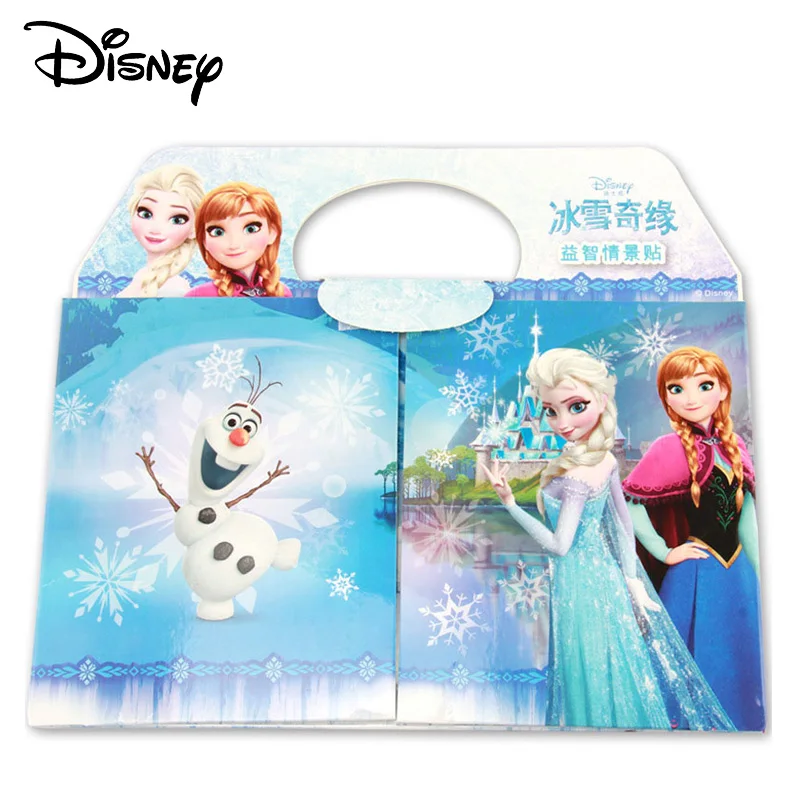 Дисней Дети DIY стикер Замороженные головоломки наклейки ручной работы для детей