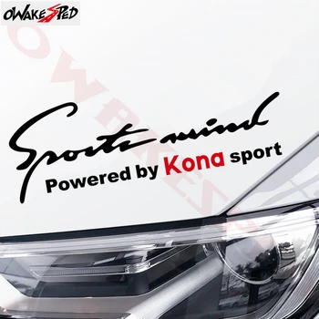 

2PCS Sport Styling Reflective White Red Stickers Car Lamp Eyebrow Decor Sticker Auto Door Vinyl Body Decal For Hyundai KONA