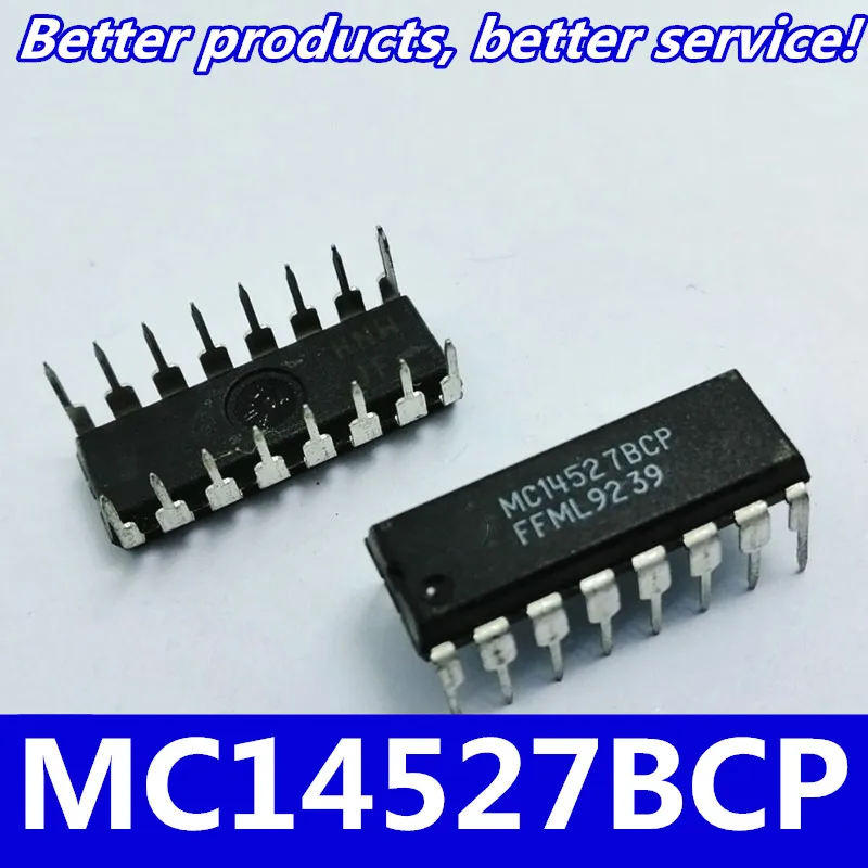 Бесплатная Доставка 10 шт./лот MC14527BCP CD4527UBE CD4527BE MC14527 DIP-16 | Электроника