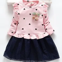 Платье для маленьких девочек; весенне-осеннее платье для девочек; Новинка года; детское Сетчатое платье принцессы; платье-пачка