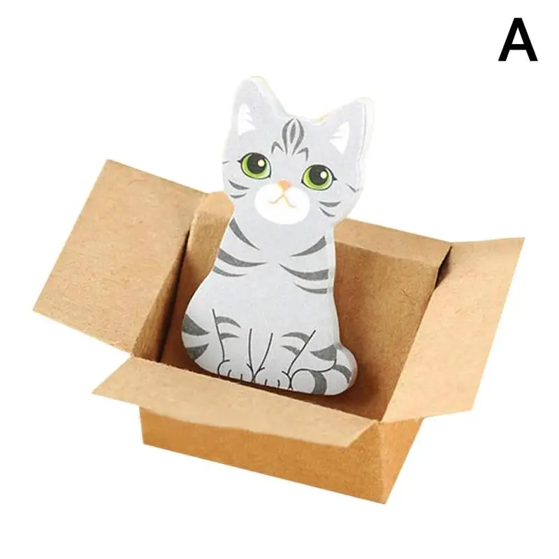 5 Стиль 3DKawaii кошка собака коробка наклейки Post Блокнот мультфильм заметки канцелярские принадлежности для школьных липкий в Корейском стиле канцелярские принадлежности блокнот ручной работы K3T6
