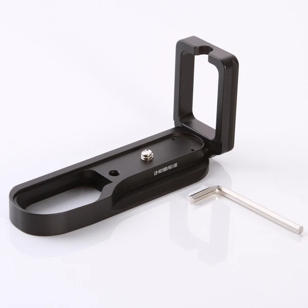 

Aluminium Quick Release Plate for Samsung NX1000 NX1100 Camera Tripod Head L-plate with 1/4 Screw Mount