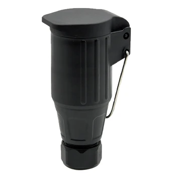 

Tirol Car Trailer Truck Light 13 Pin Plug Adapter Tow Socket 12V Black