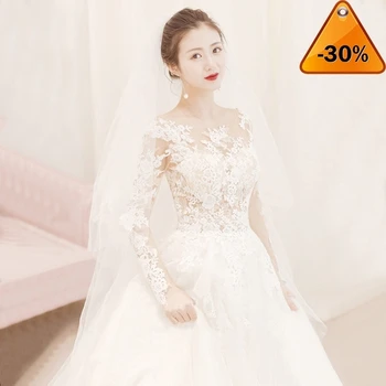 

Embroidery Perspective Lace Shirt For Women Stand Collar Puff Long Sleeve Slim Blouses Female Fashion Clothing Tide