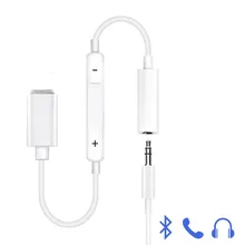 Для Lightning/3,5 мм разъем для наушников, аудио сплиттер, адаптер Bluetooth, кабель для прослушивания вызовов для iPhone XS XR 7 8, адаптер IOS