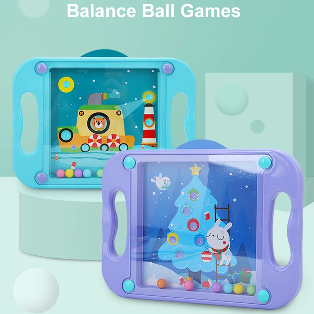 3D баланс шарикового Развивающая игра Лабиринт с шаром игрушка для детей, зрительно-моторная координация тренировка баланс игрушка интерактивные, образовательные игрушки