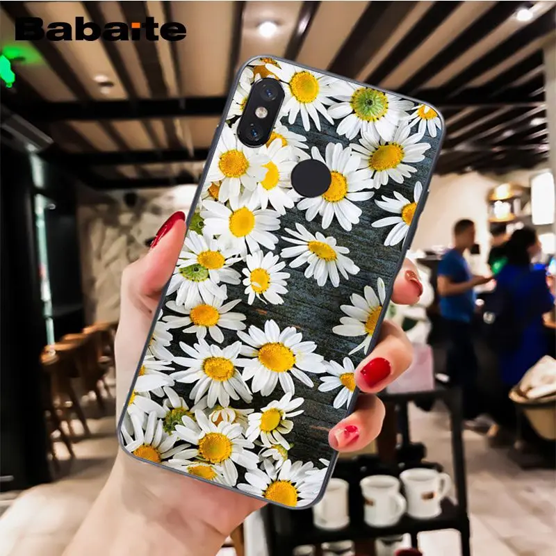 Babaite Милая летняя Маргаритка Подсолнух цветочный чехол для телефона для Xiaomi MiA1 A2 lite F1 Redmi8 6A 4X 5Plus S2 Note7 8Pro 5A 7A