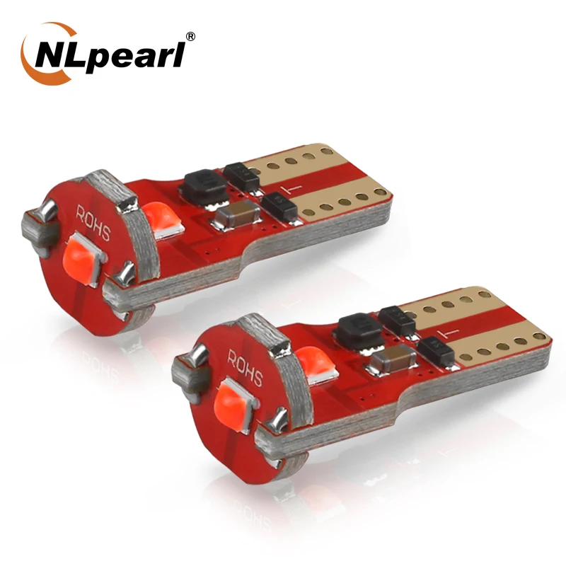 NLpearl 2x сигнальная лампа T10 светодиодный 194 168 Авто Клин Габаритные огни 12В 3030 3SMD W5W