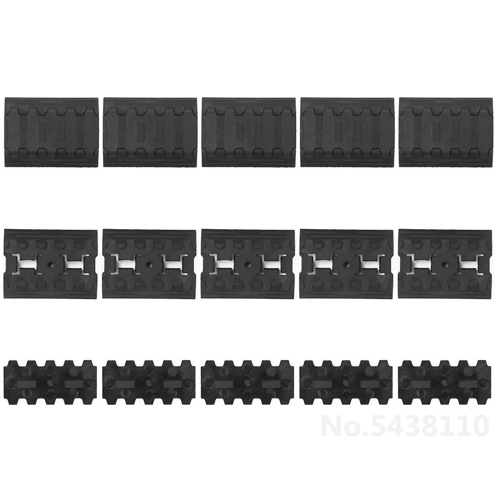 Black Охота 10 шт./компл. рельсовая накладка Панель Тактический Mlok Железнодорожный Уивер Чехлы M-Lok системном крепление Handguard свободном военных учений крепление - Цвет: Black