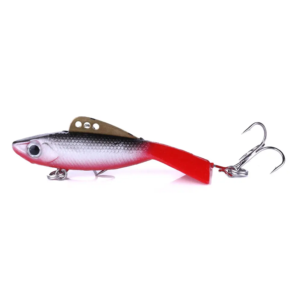 3 1 шт. 6,5 см 19 г подледной рыбалки приманки Wobber искусственная приманка PESCA привести Ratlins VIB для зимней рыбалки - Цвет: 3