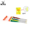 W.P.E Fishing Float 5pcs/pack 4g/5g Barguzinsky Fir Float 20cm-23cm Vertical Buoy Float Carp Fishing Tackle with free Lightstick ► Photo 1/6