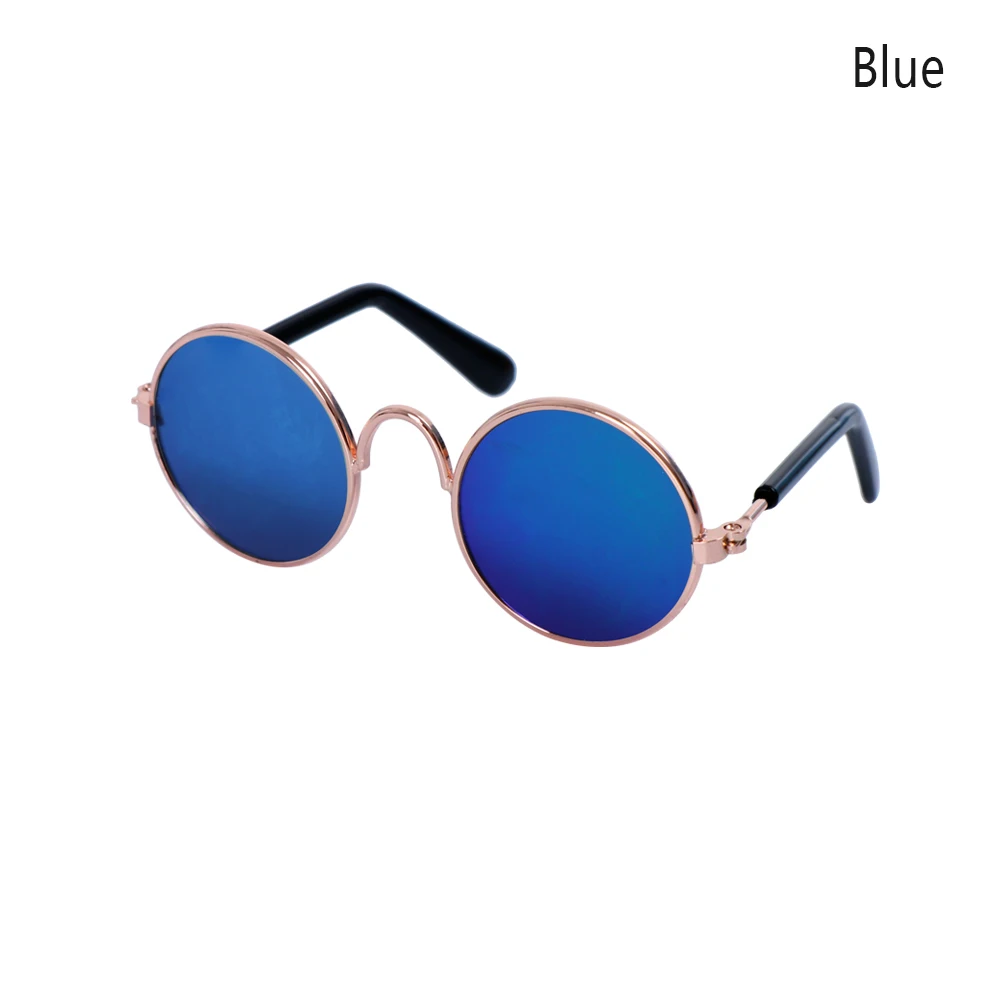 blue Новые модные милые солнечные очки для питомцев, кошек, собак, защита глаз, маленькая собака, кошка, реквизит для фотографий, милые крутые очки, одежда для глаз, товары для домашних животных - Цвет: blue