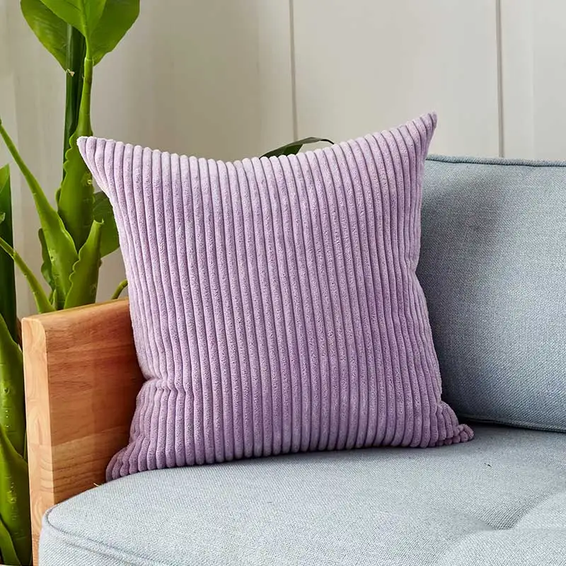 CANIRICA Pillow Cover For Living Room Velvet Cushion Cover 45x45cm Decorative Pillow Corduroy Funda Cojin Sofa Nordic Home Decor - Цвет: As Picture