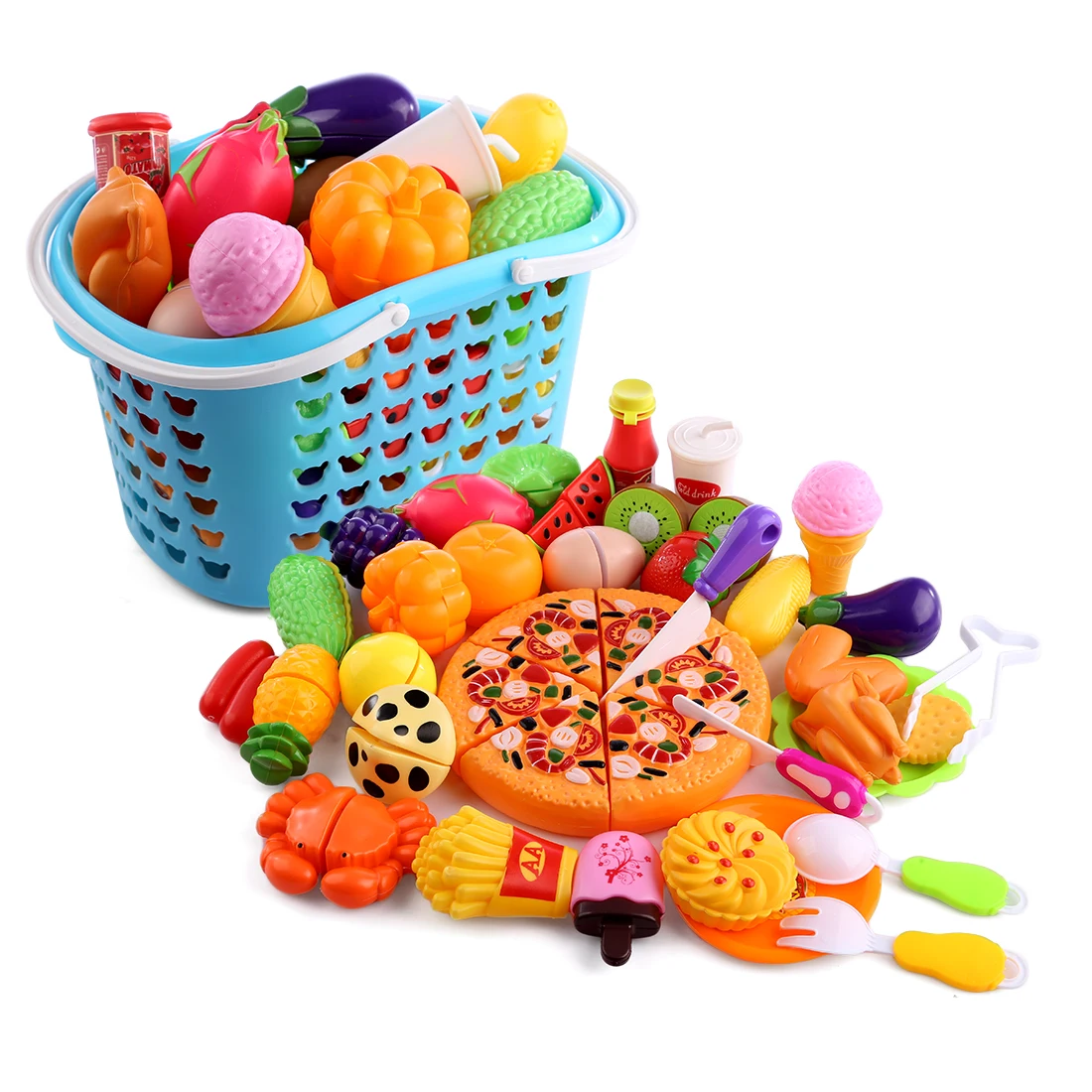 

Rowsfire 1 Set Child Play House Sets Plastic Cooking Toy Kits Pretend And Play Game Early Educational Toy