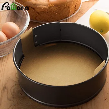 

100 Pcs/Pack Pastry Baking Oilpaper with Handle Non-Stick Baking Paper Cake Mold Liner Paper Baking Sheet Mat Baking Supplies