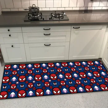 

Anime Spider Batman Marvel Super Hero Floor Rug Long Doormat Carpet Room Home Graden Kitchen Non-slip Door Mat