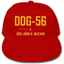 Детская DDG-56 бейсболка USS John S McCain 85, регулируемая бейсболка, солнцезащитный козырек