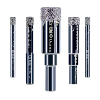 

Diamond Coated Dry Drilling 6/8/10/12/14/16mm Polished Tile Hole Saw Granite Cutter Core Drilling Drill Bits Glass Tiling Tool