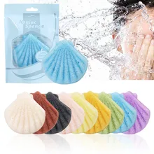 Натуральный аморфофаллюс коньяк оболочки губка для мытья чистый спонж для лица коврик для чистки кистей уход за лицом инструмент спонж для макияжа belleza Красота инструмент