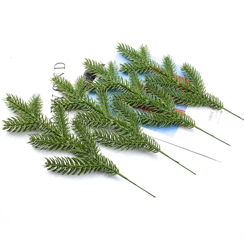 5 Pieces Artificial Plants Pine Needles Home Decor Christmas Wedding Dining Table Diy Potted Flower Arrangement Candy Box | Дом и сад