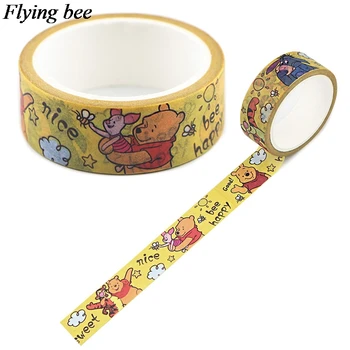 

Flyingbee 15mmX5m Cartoon anime Style Washi Tape Diy Decoration Scrapbooking Planner Adhesive Tape Sticker Stationery X0945