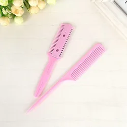 8pcs comb hairbrush Professional Hair Thinning Combs Razor Cutting Comb Tool Trimmer Hairdressing Profession Tools Hairbrush