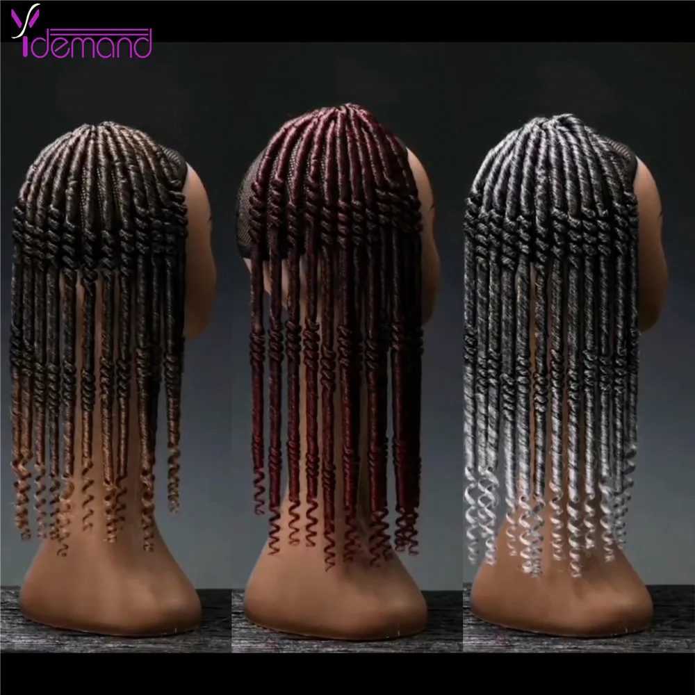 

Y Demand Sofia Curly 80g 14strands/pack 18" Passion Twist Hair Dreadlocks Synthetic Crochet Braid Extension