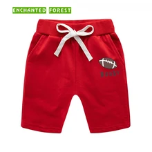 Детские шорты; летние детские штаны из хлопка с эластичной резинкой; спортивные шорты для мальчиков; штаны для малышей; футбольные шорты