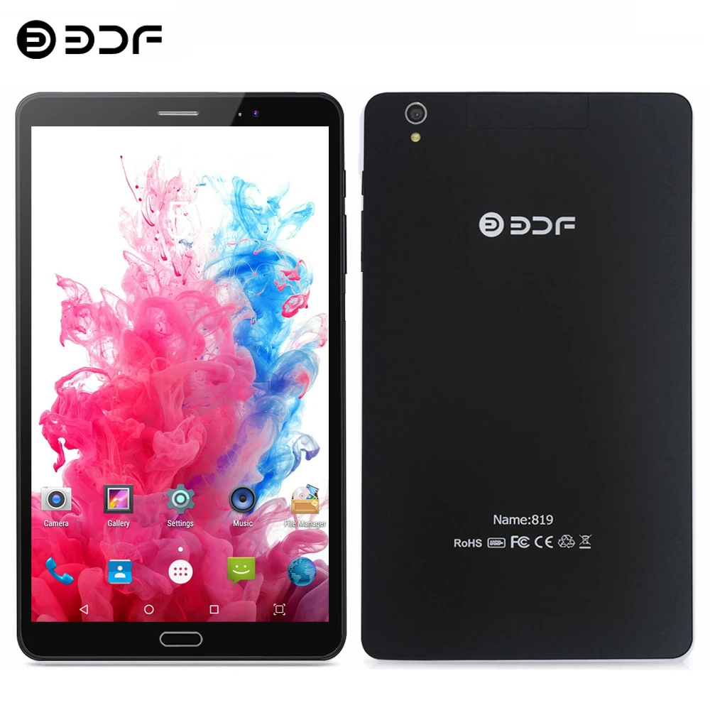 BDF планшет 8 дюймов 3G/4G LTE sim-карта планшетный ПК 1920*1200 ips Android 7,0 4 Гб+ 64 Гб Мп+ Мп Восьмиядерный Android планшет 8