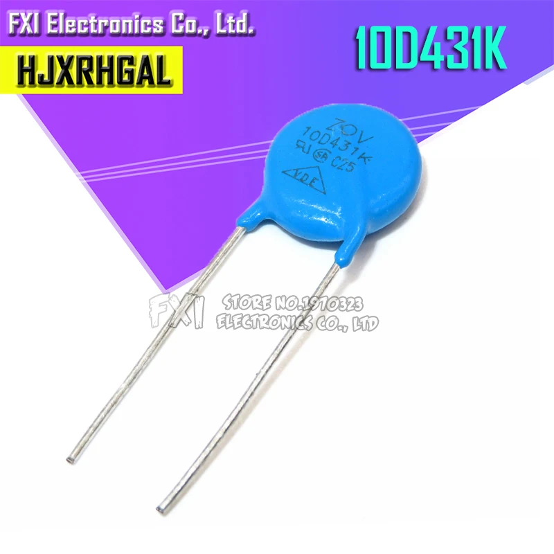 10 шт. Варистор 10D431K 430 в piezoresistor 10D431|varistor|10d431k |