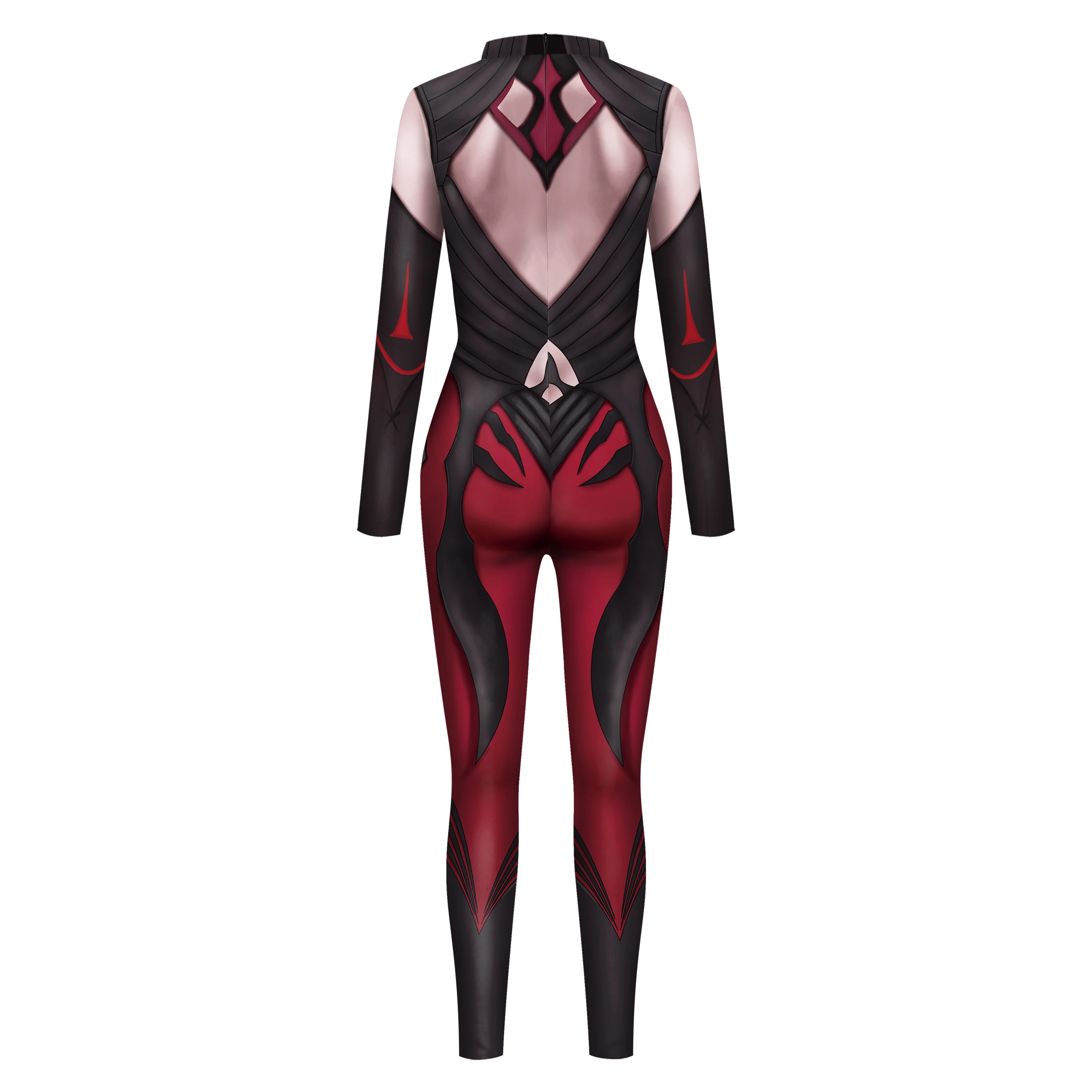 [You're My Secret] 2022 New Women's Sexy Catsuit 3D Cosplay Bodycon Costume Jumpsuit Female Halloween Party Long Sleeve Bodysuit