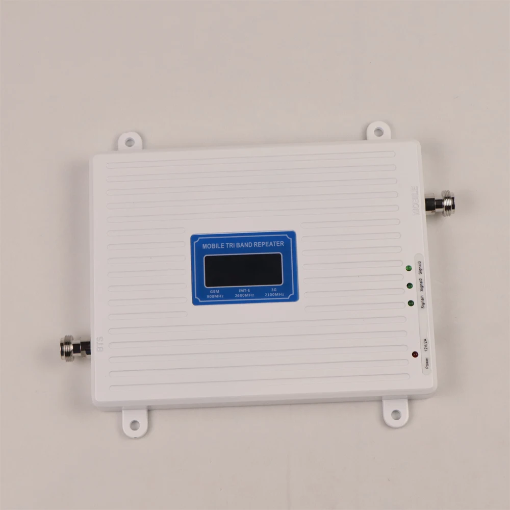 ZQTMAX 900 2100 2600 трехдиапазонный 2g 3g 4g повторитель GSM WCDMA UMTS LTE 2600 МГц усилитель сигнала сотового телефона 70 дБ усилитель сотовой связи
