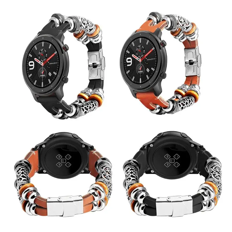 Плетеная веревка совместно ремешок Ремешок для наручных часов для Huami Amazfit Gtr 42 мм 95AF