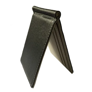 

PU Leather Durable Multifunction Space Saving Soft Men Wallet Gift With Money Clip Flip Cover Square Solid Thin Portable Card
