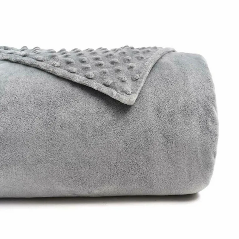 Хлопковое утяжеленное гравитационное одеяло, Кристальное бархатное лоскутное одеяло для декомпрессия для взрослых, гравитационное одеяло, мягкое дышащее одеяло для сна