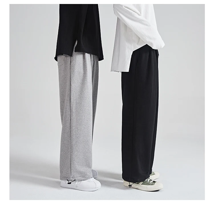 Black Gray White Casual Pants Men's Fashion Drawstring Wide leg Pants Men Streetwear Loose Hip hop Straight Pants Mens Trousers|Casual Pants| - AliExpress Black Gray White Casual Pants Men's Fashion Drawstring Wide leg Pants Men Streetwear Loose Hip hop Straight Pants Mens Trousers|Casual Pants| - AliExpress