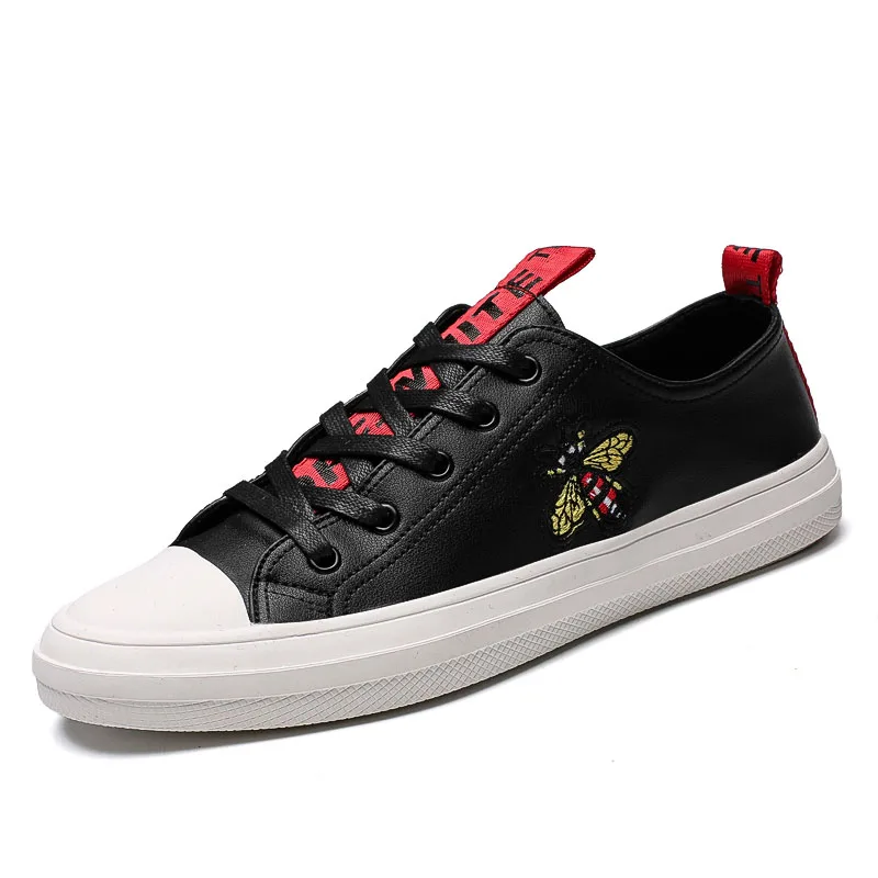 Men Shoes Black 1 Бренд Высокое качество кожи Для мужчин туфли Superstar в стиле кэжуал модные кроссовки на плоской подошве мужской Роскошная обувь резиновая Для мужчин s обувь для ходьбы - Цвет: Men Shoes Black 1