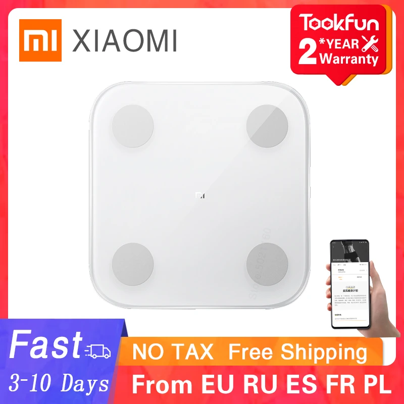 Composition Balance MIJIA Body-Fat-Scale Bathroom Scale-2 XIAOMI Mi-Body Bluetooth-App